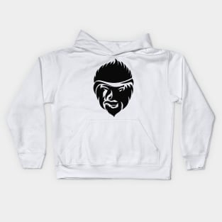 Black Monkeyman Kids Hoodie